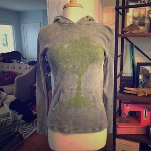 Tree graphic hoodie